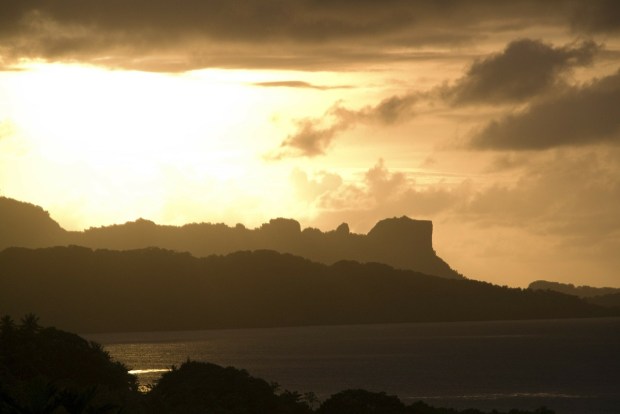 micronesia sunset