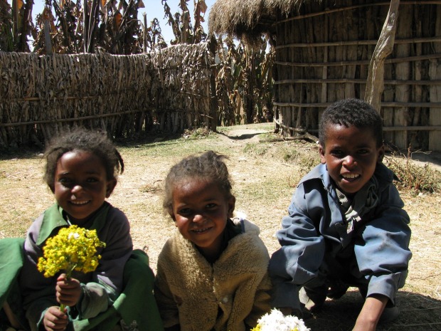 Ethiopian village children